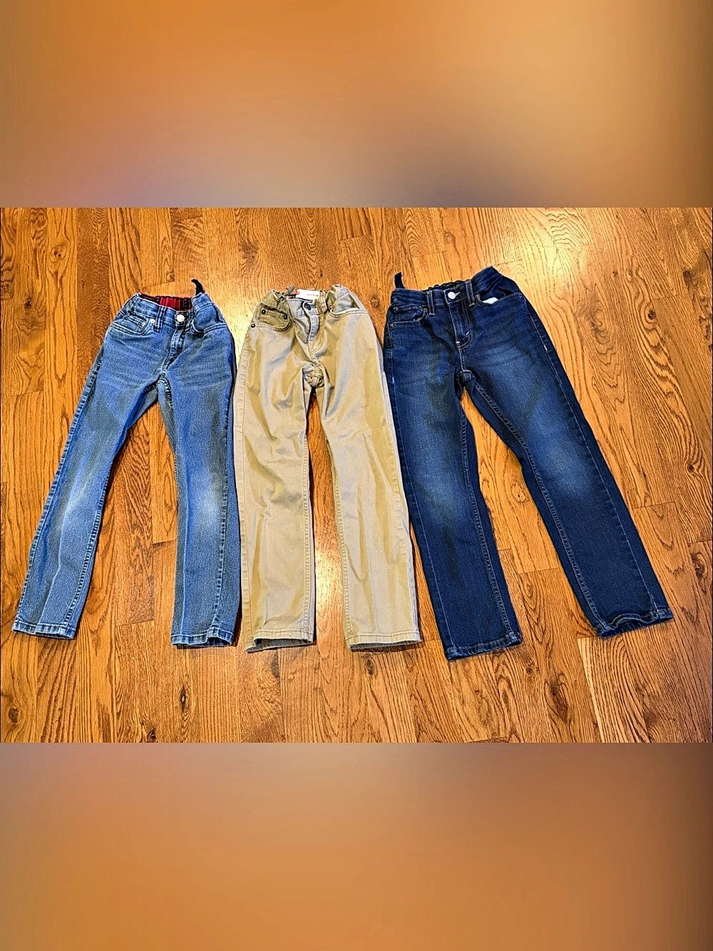 Levi's 511 Jeans 3 Pair Bundle Blue & tan Size 8